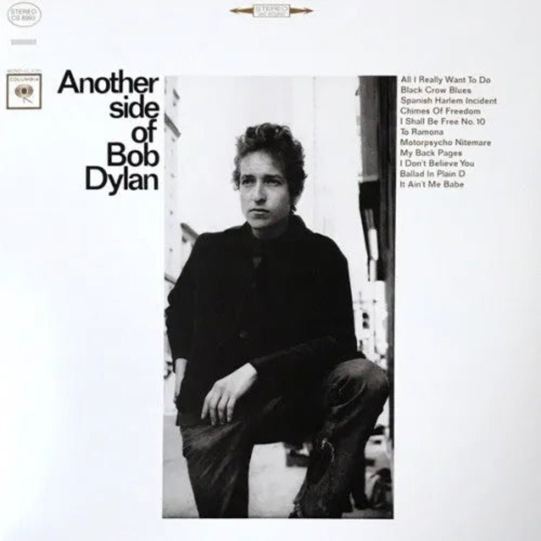 Iconic Another Side of Bob Dylan record with timeless 1960s folk aesthetic