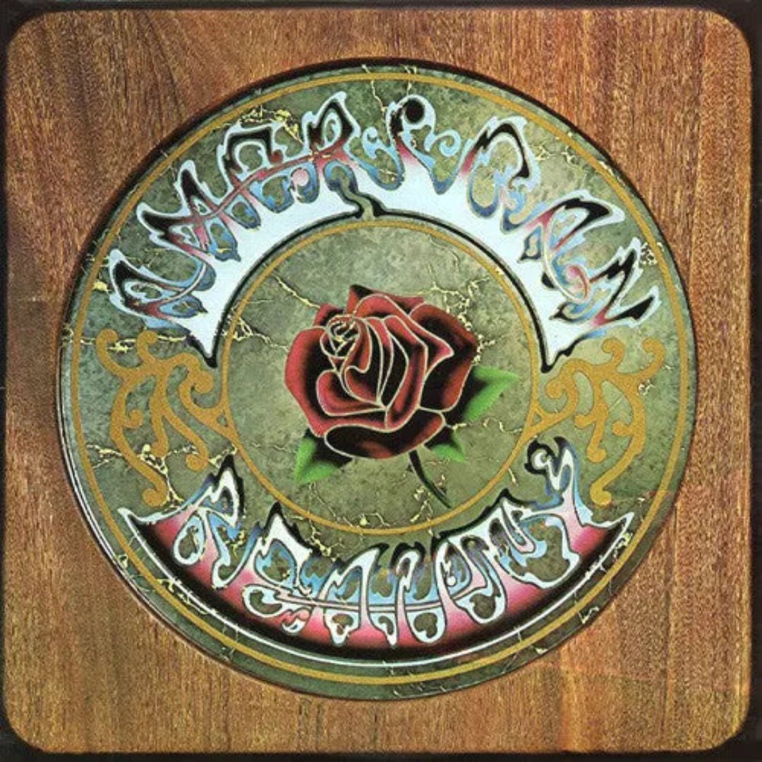 Grateful Dead American Beauty album artwork on classic rock CD packaging