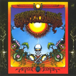 Grateful Dead Aoxomoxoa LP featuring psychedelic artwork and remastered classic tracks