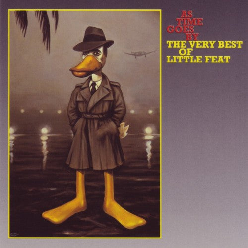 Little Feat As Time Goes By CD cover art with illustrated duck in trench coat.