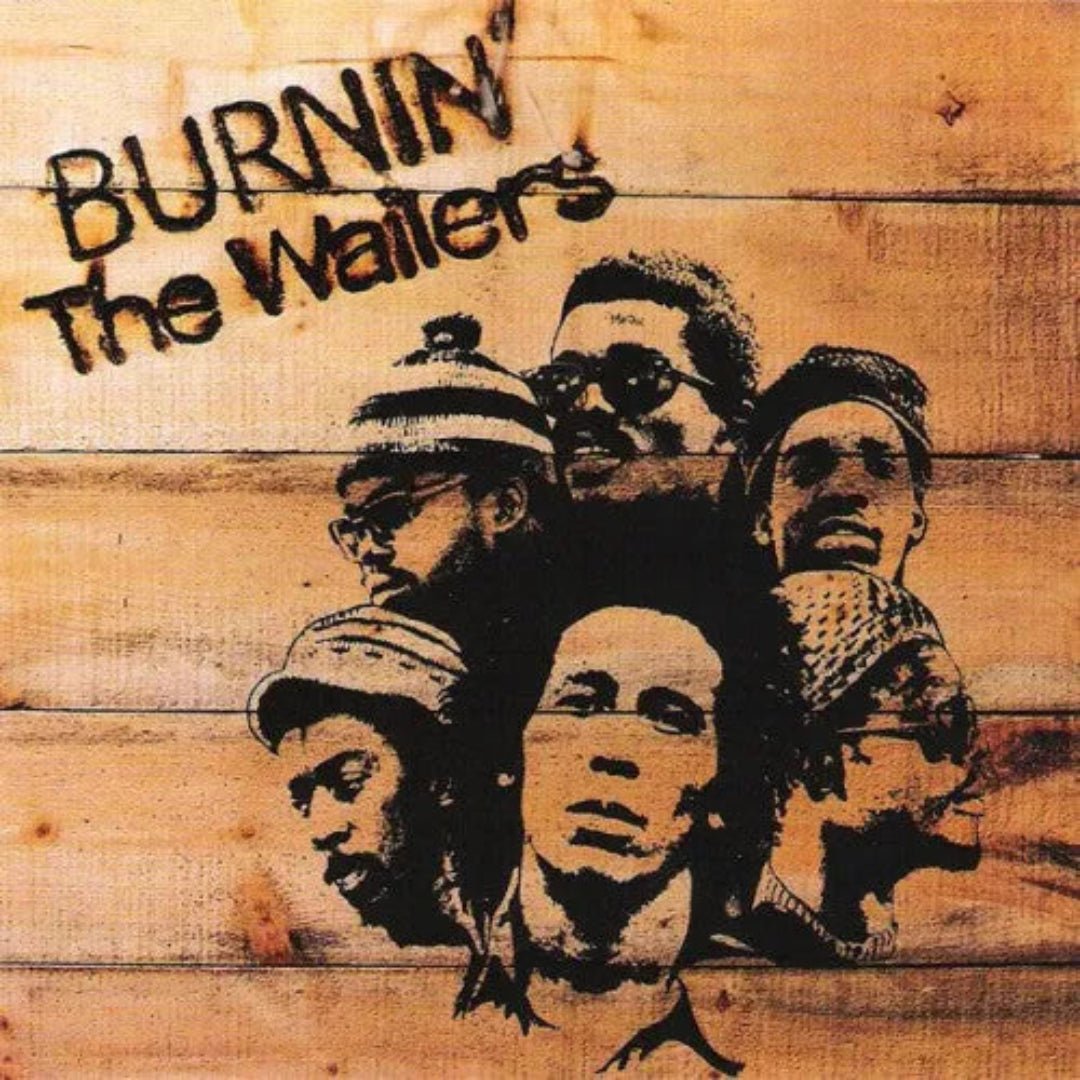 The Wailers Burnin’ CD featuring iconic reggae tracks including I Shot the Sheriff