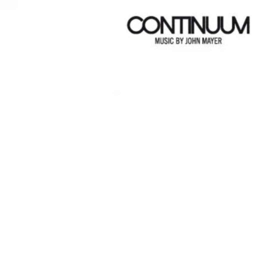 John Mayer Continuum album with hits Gravity and Waiting on the World

