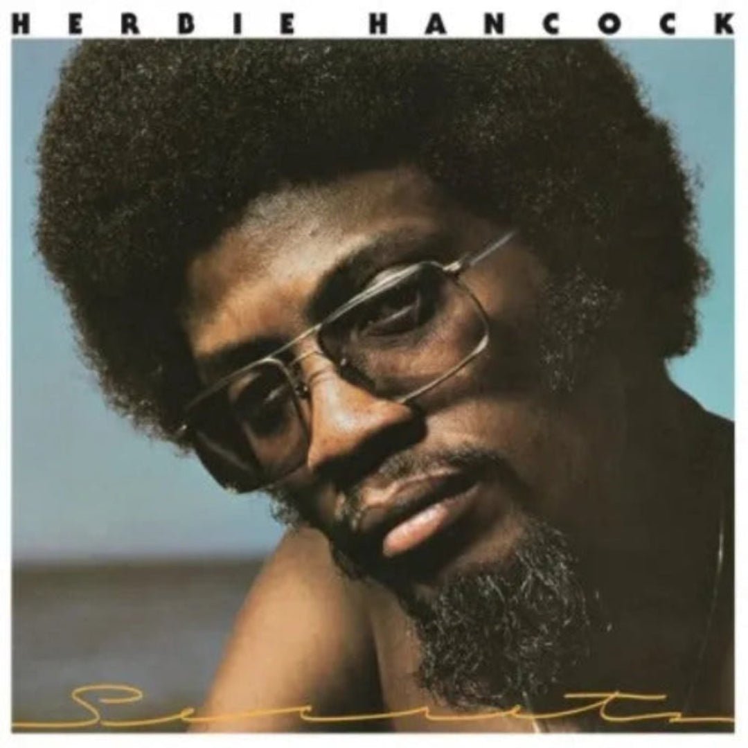 Cover art for Herbie Hancock’s Secrets, a mellow jazz-funk classic from 1976.

