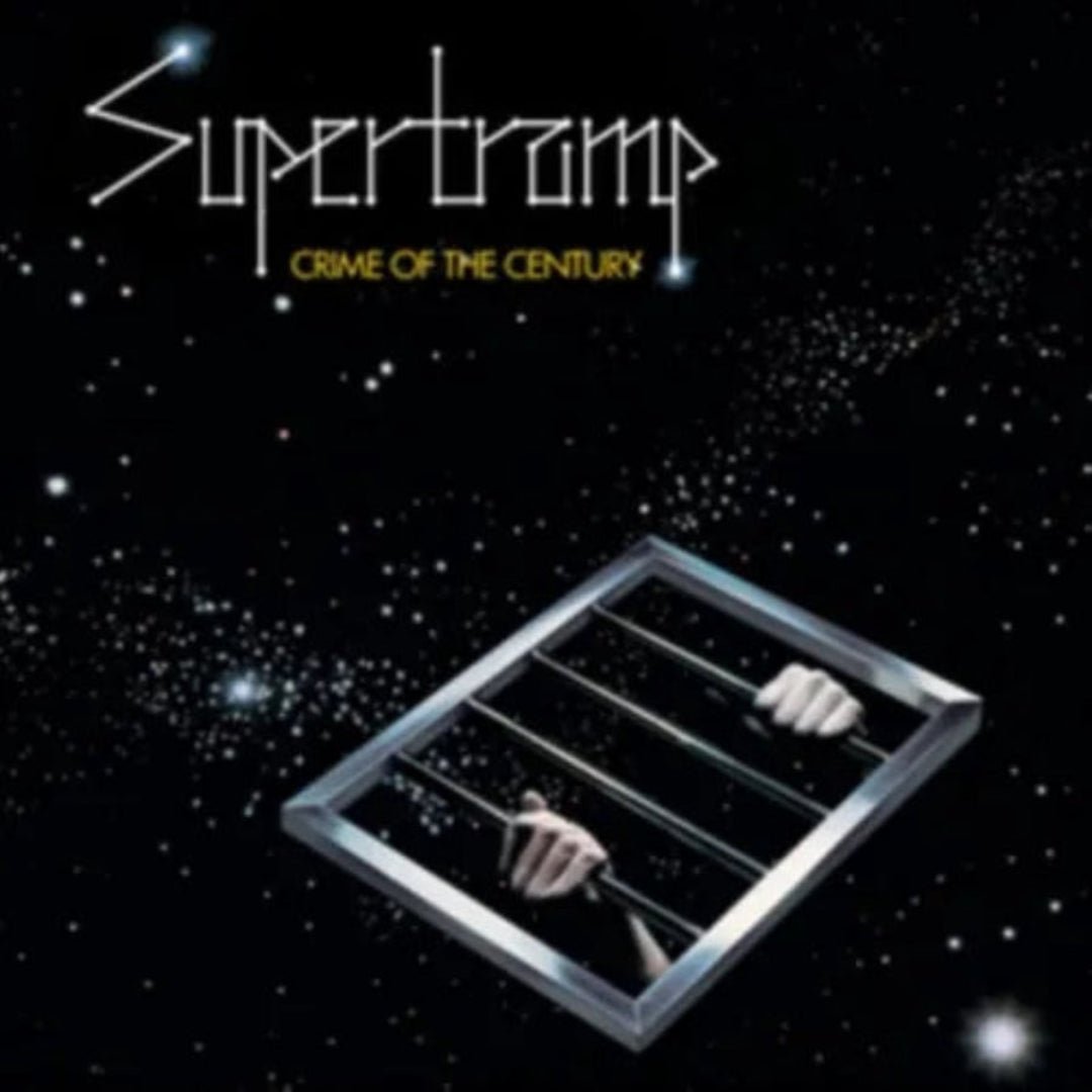 Supertramp Crime of the Century CD album cover featuring classic progressive rock tracks