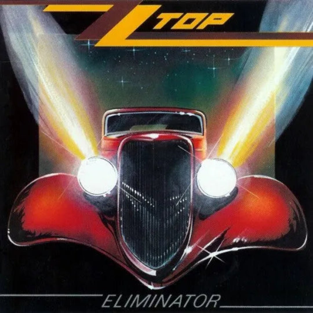 ZZ Top Eliminator CD featuring classic rock hits and the band’s signature blues sound.