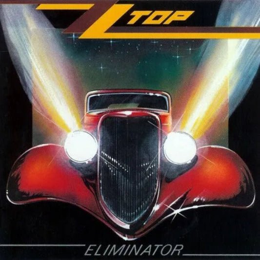 ZZ Top Eliminator CD featuring classic rock hits and the band’s signature blues sound.