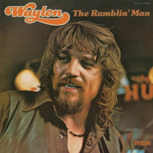 Waylon Jennings’ The Ramblin’ Man LP featuring his classic outlaw country sound
