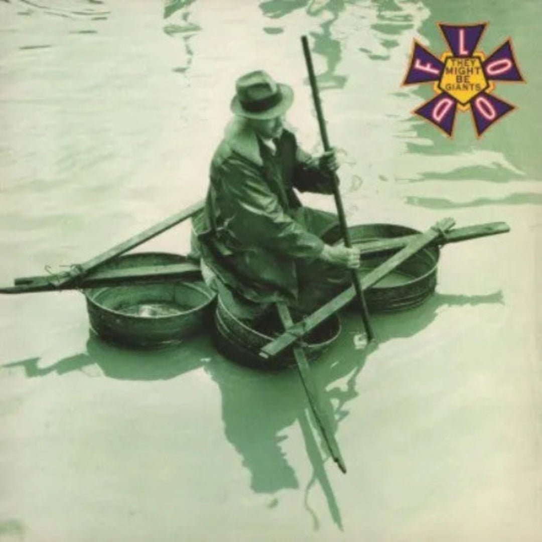 Front cover of They Might Be Giants' Flood album on 180 gram audiophile vinyl

