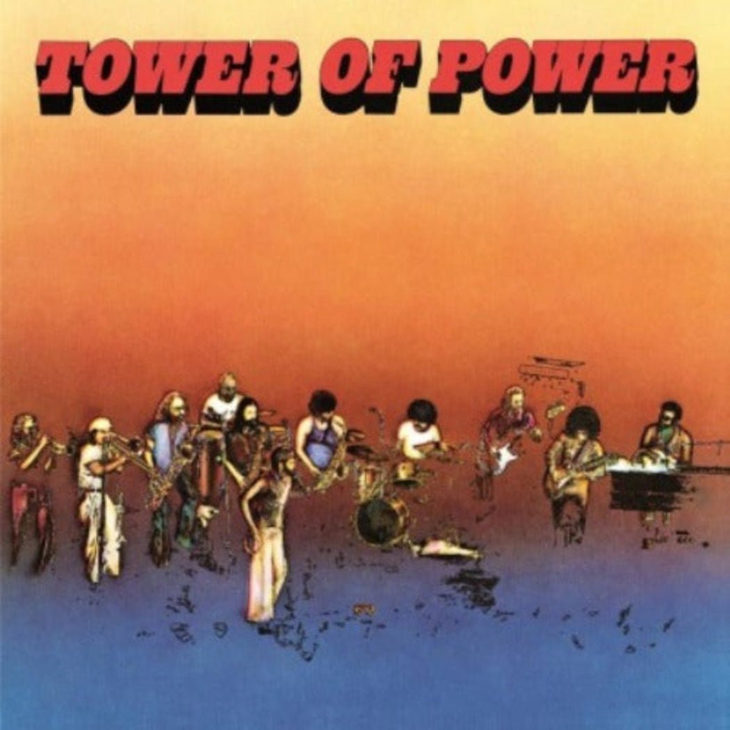Front cover of Tower of Power self-titled 1973 funk album