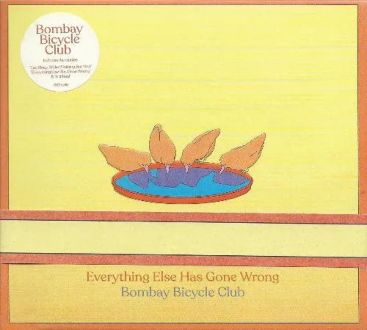 Bombay Bicycle Club Everything Else Has Gone Wrong CD album front cover artwork