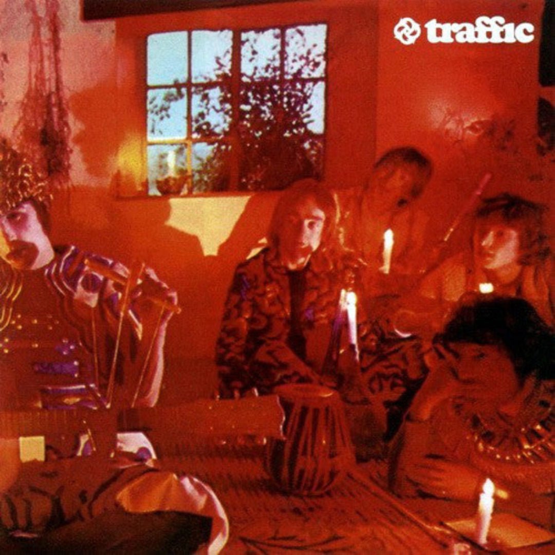 Traffic Mr. Fantasy CD album cover with 1967 psychedelic rock design.