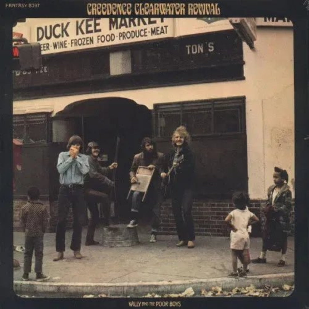 Creedence Clearwater Revival Willy and the Poor Boys LP canary yellow vinyl album