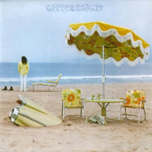 Neil Young On The Beach 1974 album on compact disc format