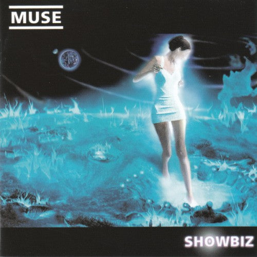 Muse Showbiz CD album cover artwork with jewel case and disc packaging