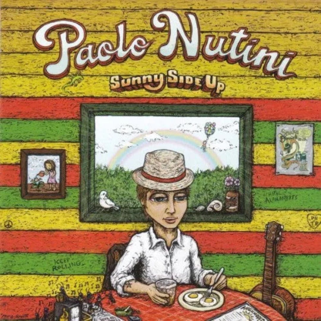 Paolo Nutini Sunny Side Up CD front cover with bright artwork and artist name.