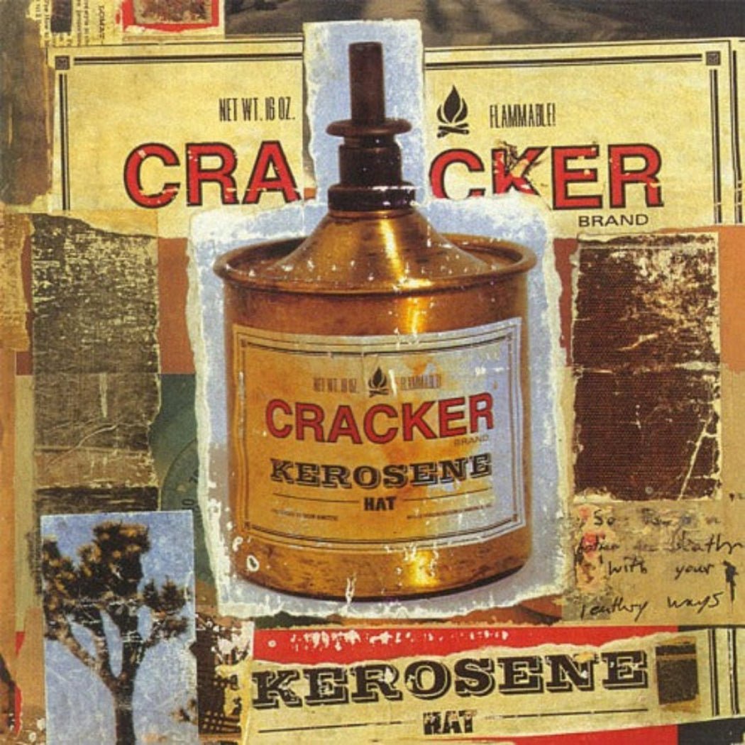 Cracker Kerosene Hat 25th Anniversary vinyl album cover featuring alternative rock art
