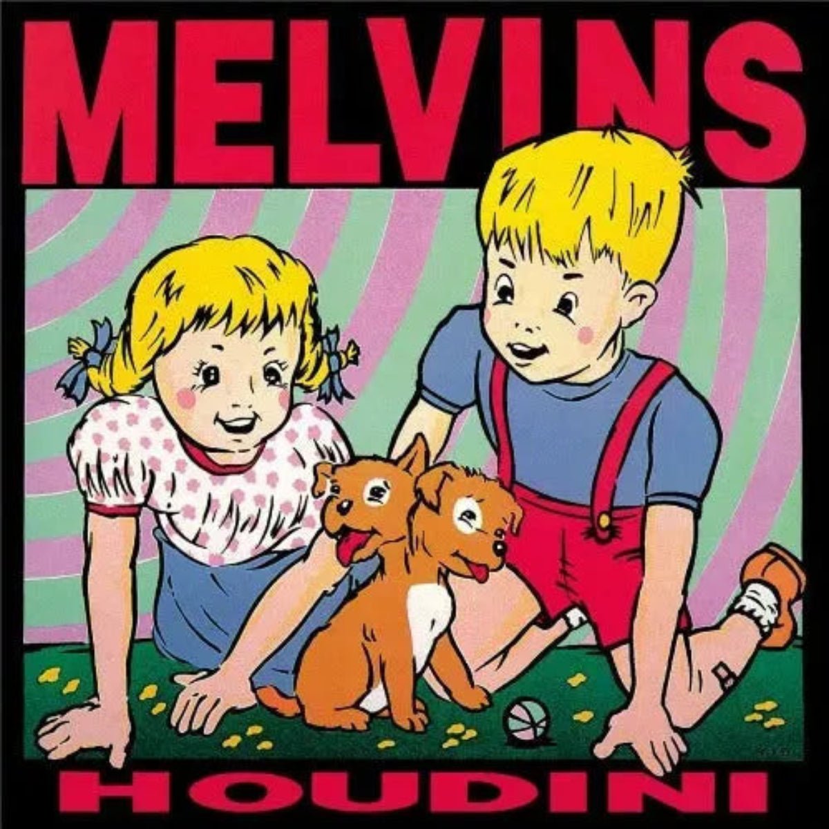 Melvins Houdini LP featuring 1993 grunge album artwork and classic design.