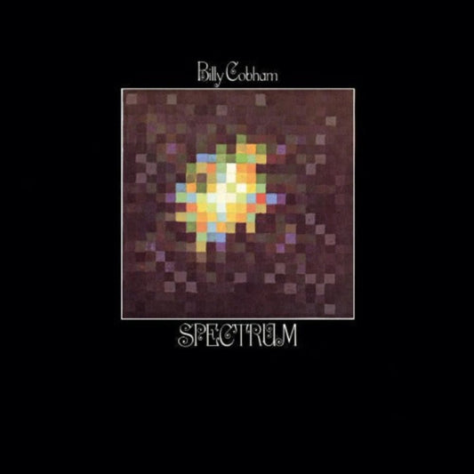 Front sleeve of Spectrum vinyl showing colourful prism-style design