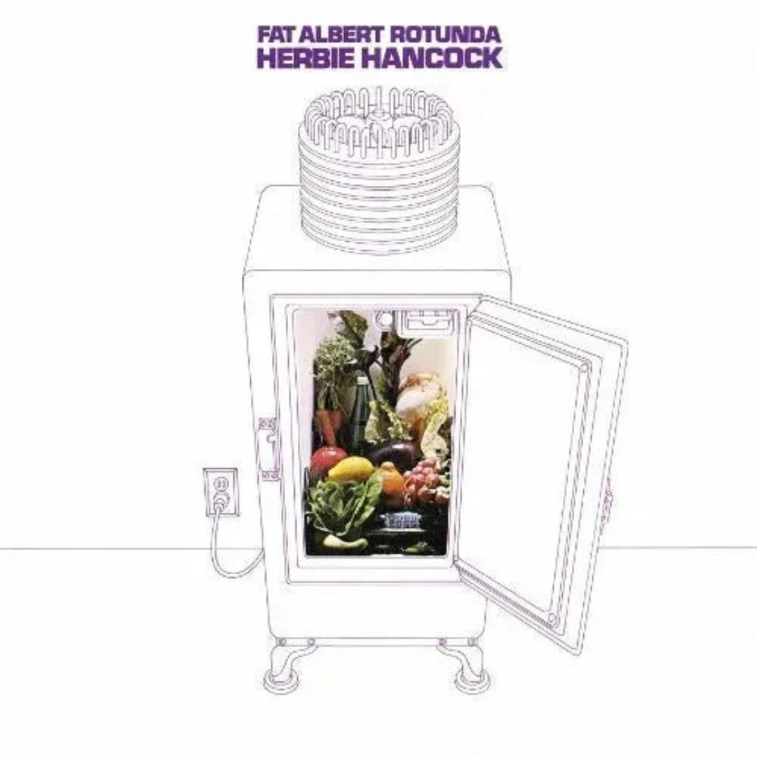 Herbie Hancock Fat Albert Rotunda purple vinyl LP album cover artwork