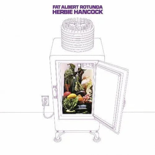 Herbie Hancock Fat Albert Rotunda purple vinyl LP album cover artwork