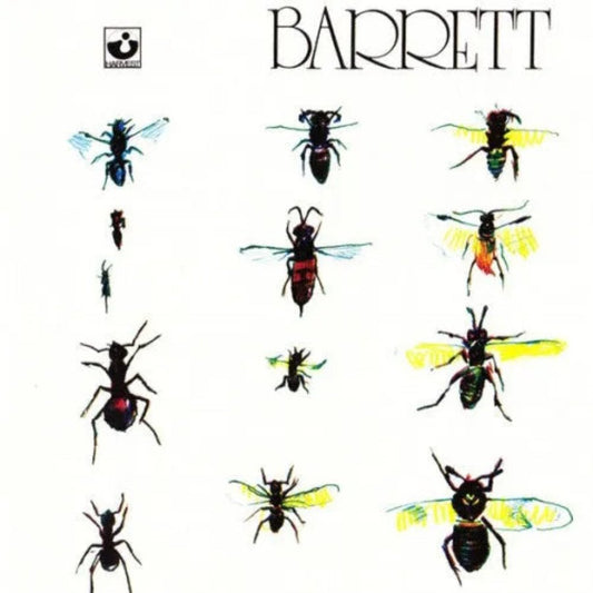 Front cover of Syd Barrett’s Barrett CD featuring original 1970 psychedelic artwork.