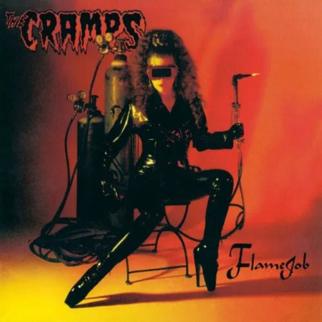 The Cramps Flamejob 180 gram vinyl 1994 garage punk album with Route 66 cover

