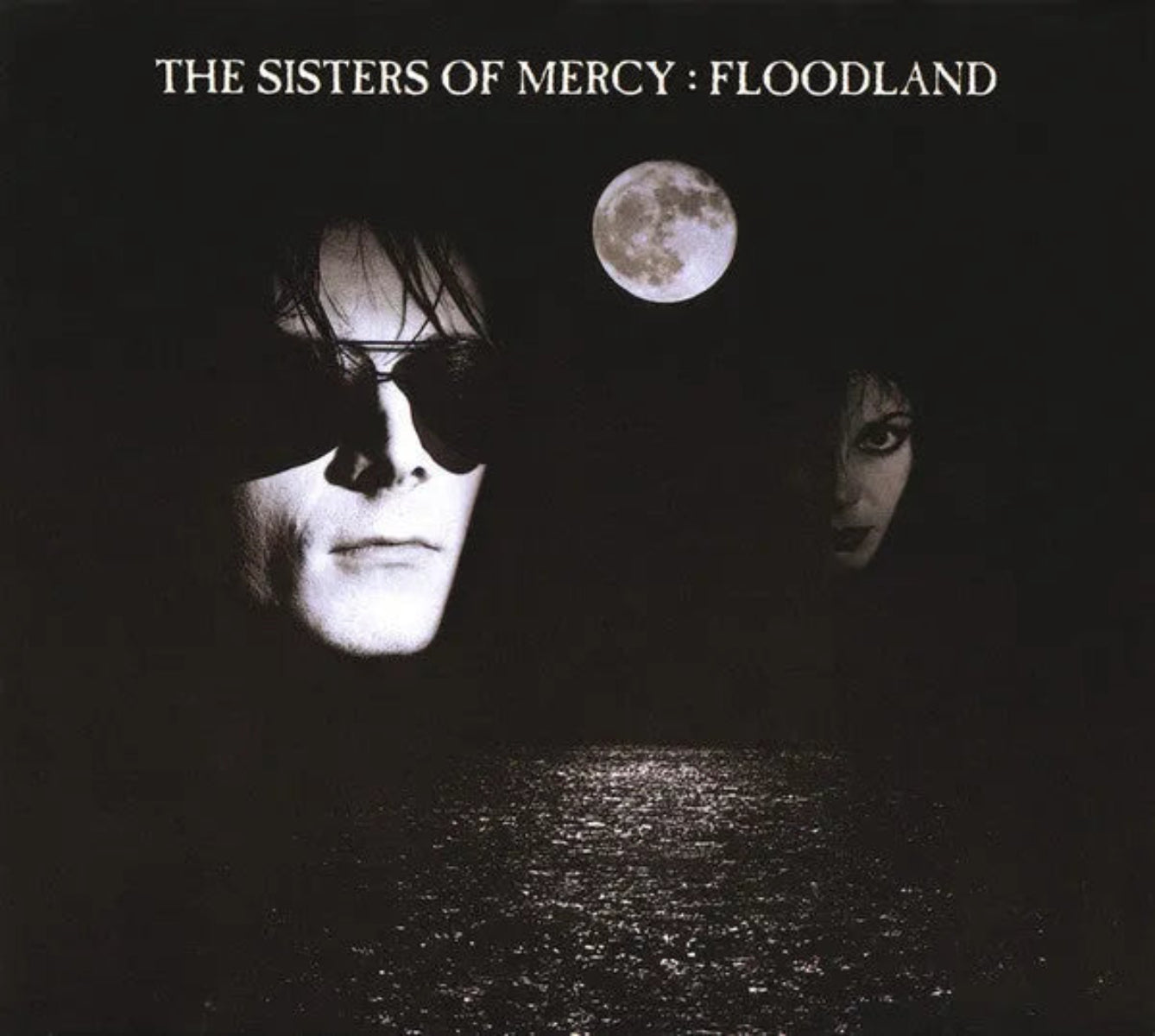The Sisters of Mercy Floodland album cover featuring gothic artwork