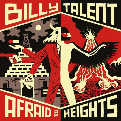 Billy Talent - Afraid Of Heights 2 LP Set Red White & Black Vinyl (MOVLP2815) Due 21st May-Orchard Records