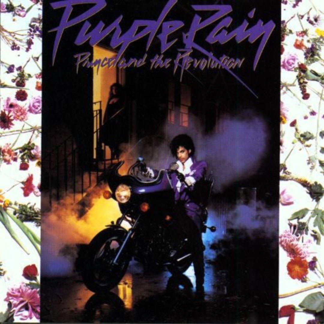 Prince and The Revolution Purple Rain CD front cover classic purple artwork iconic!!