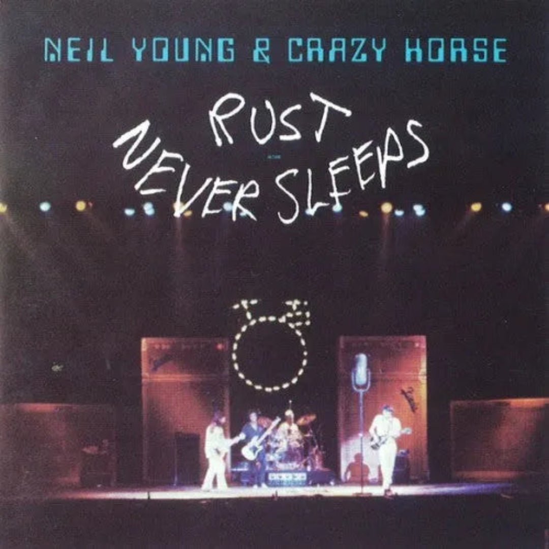 Neil Young and Crazy Horse Rust Never Sleeps CD classic rock album artwork