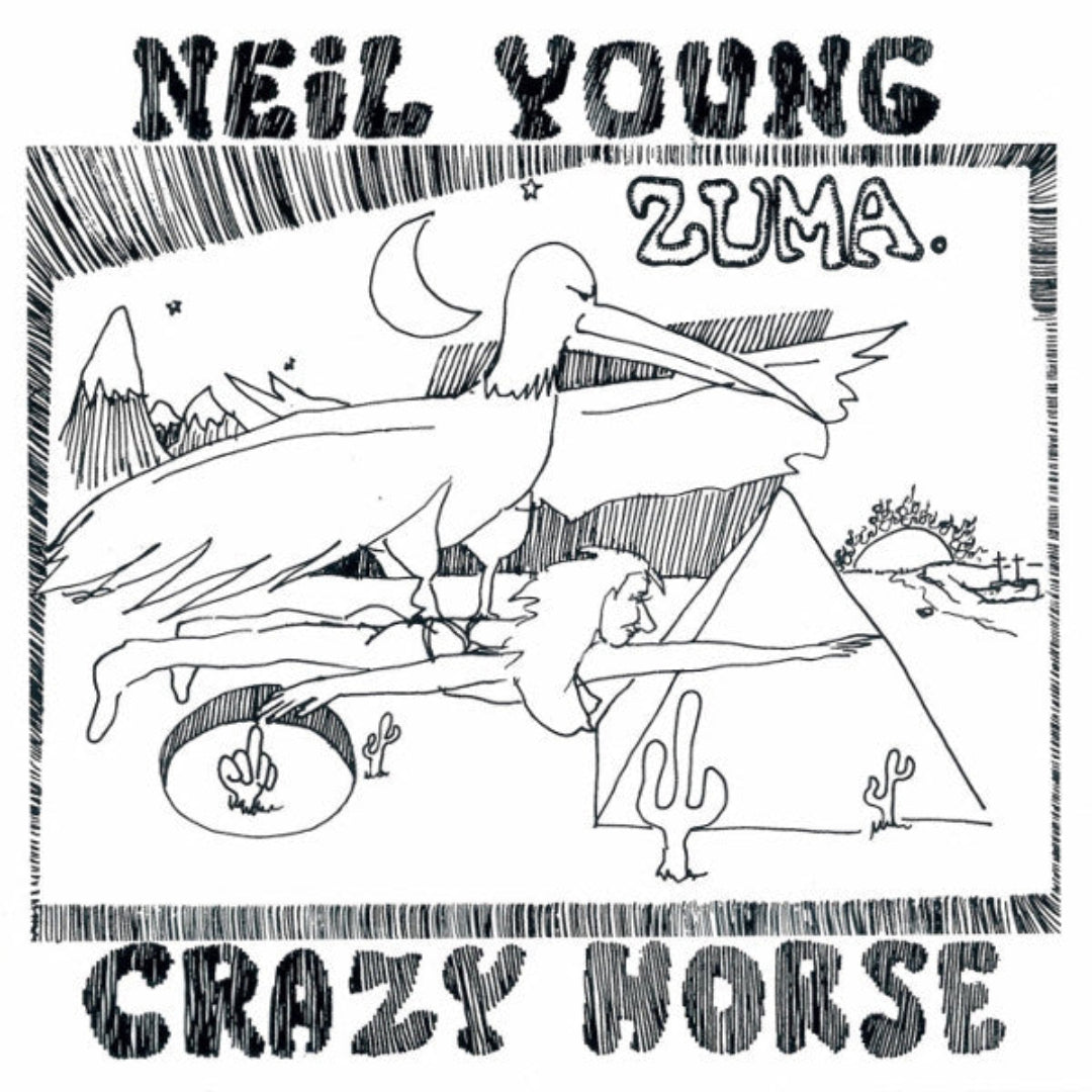 Neil Young & Crazy Horse Zuma CD album featuring classic guitar driven rock music songs