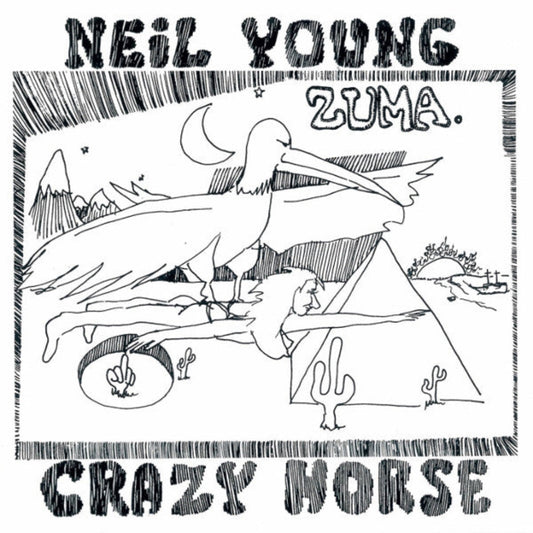 Neil Young & Crazy Horse Zuma CD album featuring classic guitar driven rock music songs