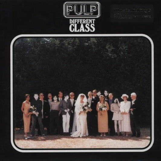 Front cover of Pulp Different Class LP, the iconic 1995 Britpop album