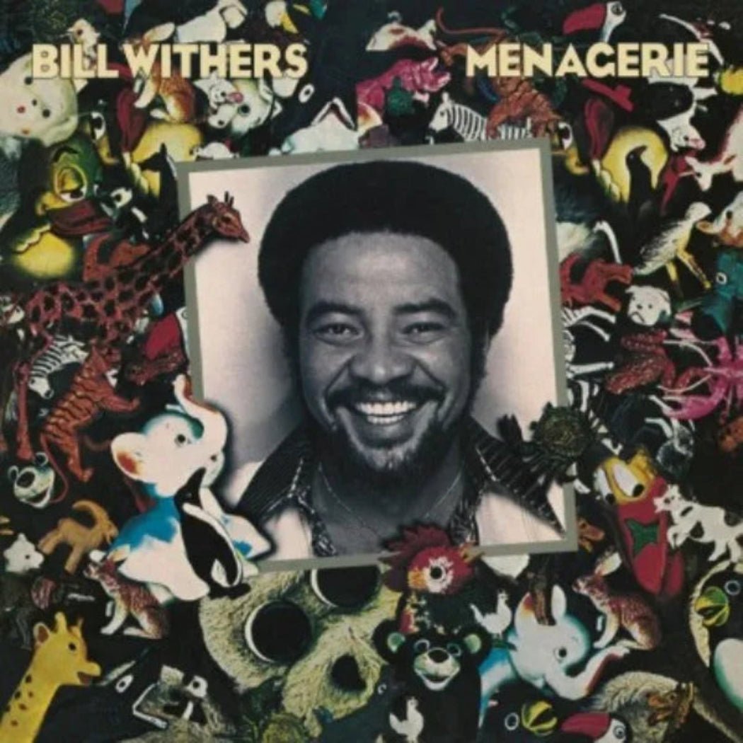 Album cover for Bill Withers’ 1977 soul LP Menagerie, featuring the uplifting hit “Lovely Day”

