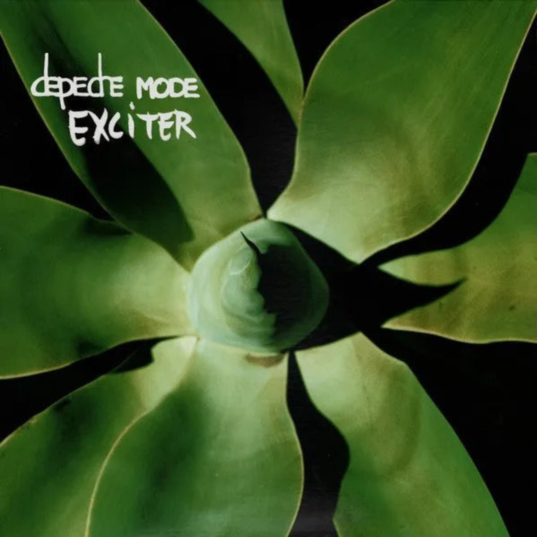 Exciter album by Depeche Mode featuring minimalist design and dark, atmospheric visuals