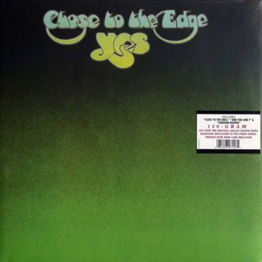 Close To The Edge LP by Yes showcasing intricate prog rock compositions and musicianship