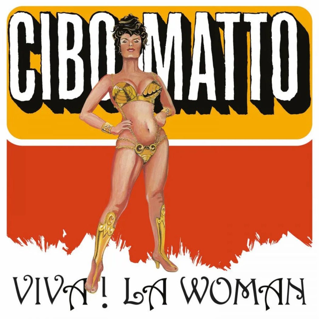 Cibo Matto Viva! La Woman black vinyl album cover with insert included