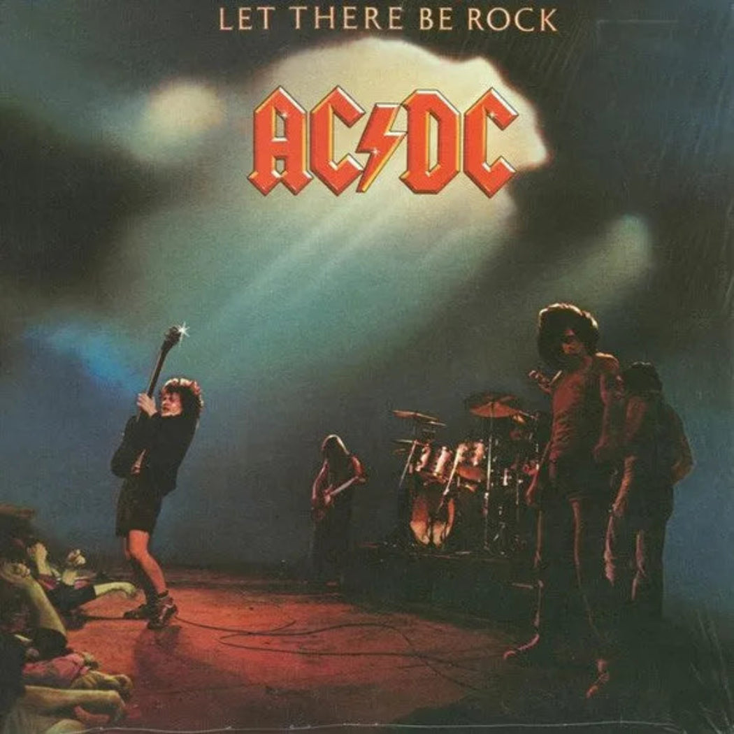 AC/DC Let There Be Rock LP classic 1977 hard rock album on vinyl