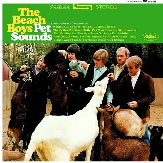 The Beach Boys Pet Sounds album cover, original 1966 mono mix release