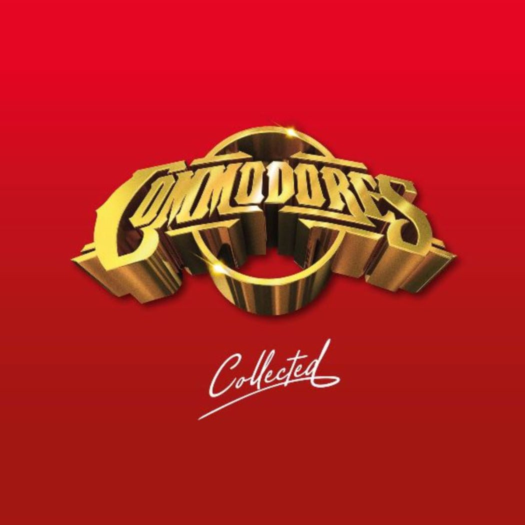 The Commodores Collected album cover on audiophile black vinyl edition.