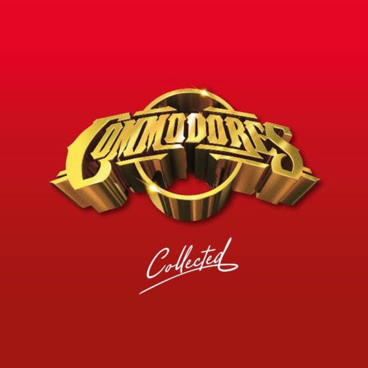 The Commodores Collected album cover on audiophile black vinyl edition.