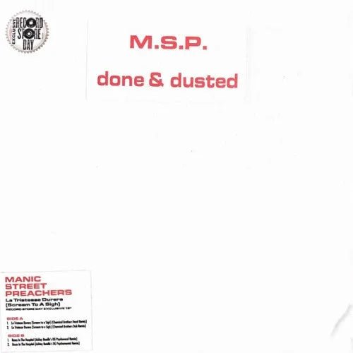 Manic Street Preachers - Done & Dusted 12" Single - 1 - LP - Orchard Records