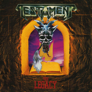 Testament – The Legacy on 180g black vinyl featuring “Over The Wall” and more thrash staples.