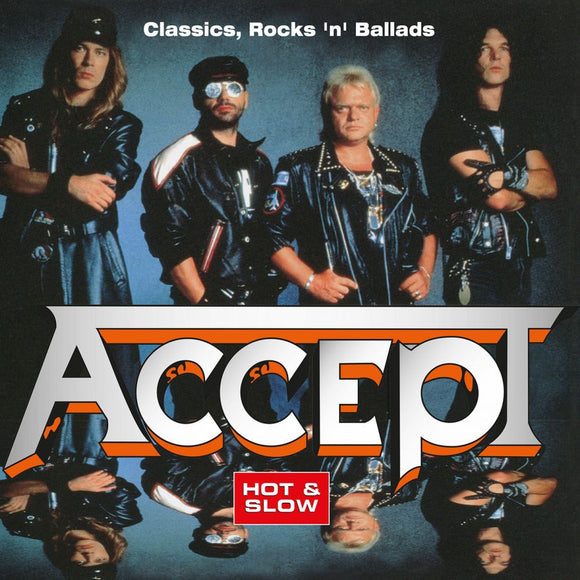 Accept - Hot & Slow (MOVLP2452C) 2 LP Set Silver & Red Marbled Vinyl