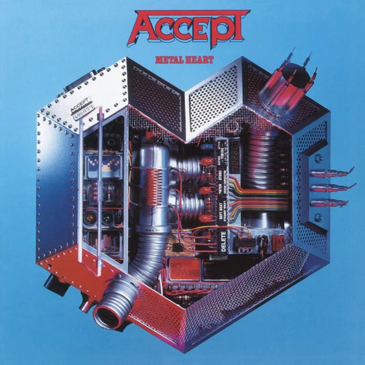 Accept Metal Heart LP on 180g vinyl featuring classic German heavy metal tracks