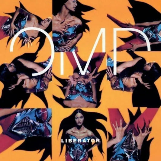 Orchestral Manoeuvres In The Dark Liberator LP album cover featuring modern synth art