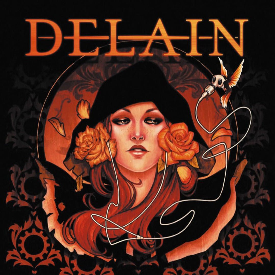 Delain We Are the Others orange and black marbled vinyl limited edition LP