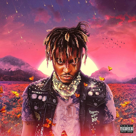 Juice WRLD Legends Never Die double LP album cover artwork