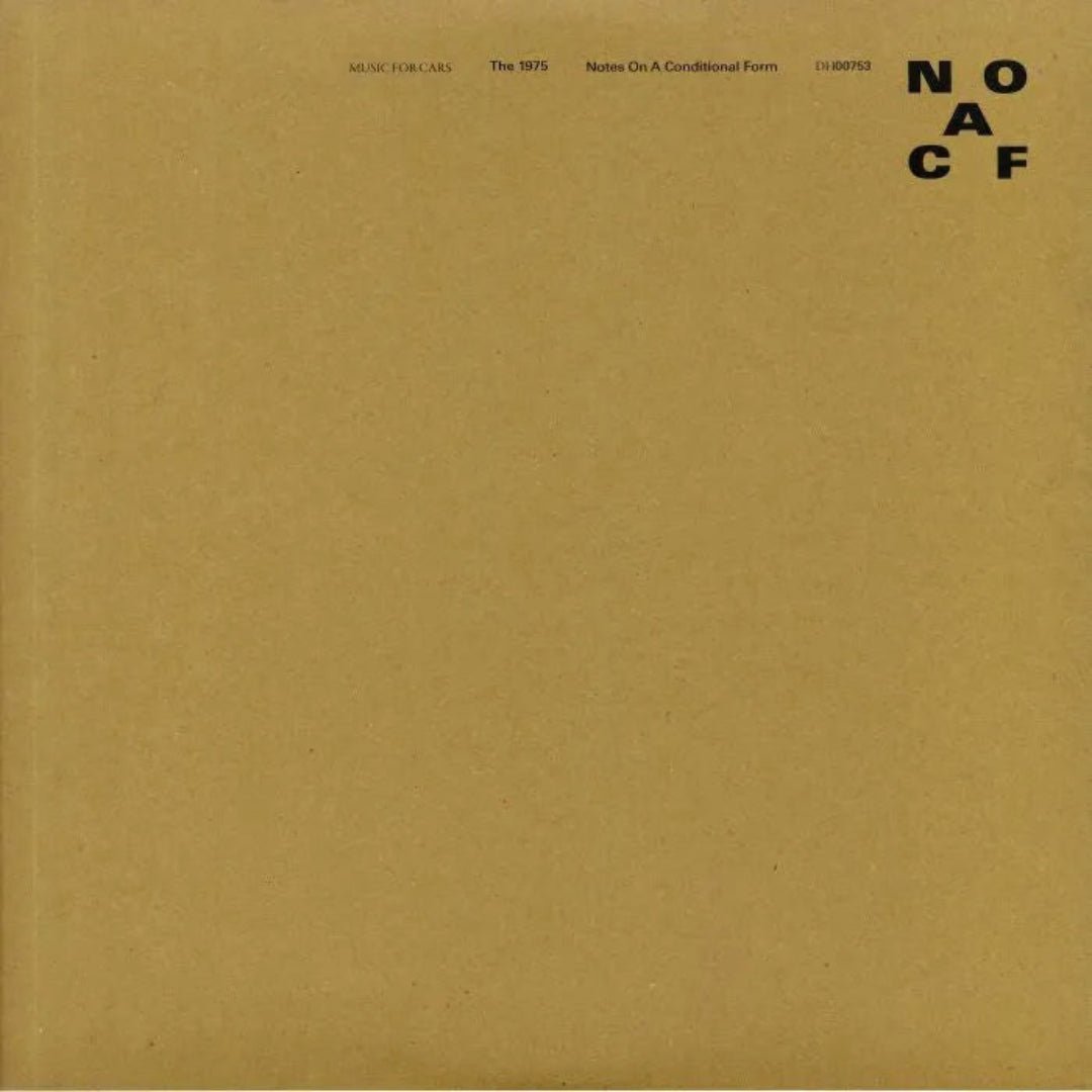 The 1975 Notes On A Conditional Form clear vinyl 2LP cover