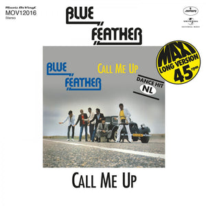 Blue Feather - Call Me Up (MOV12016C) 12" Single Blue Vinyl